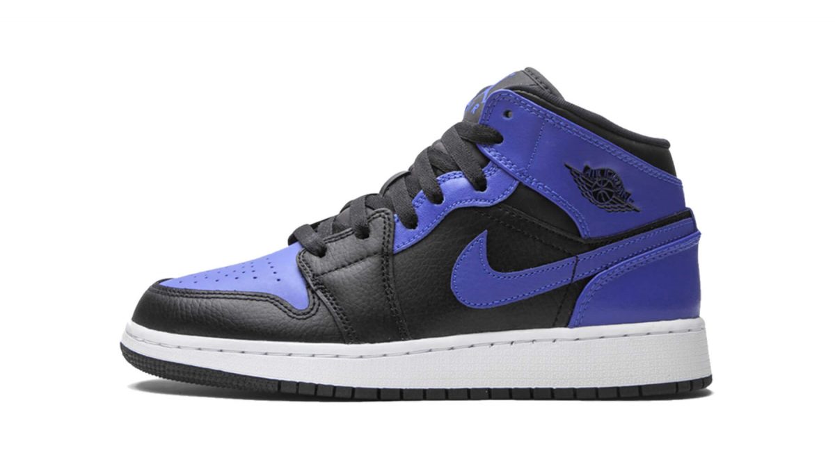 jordan 1 mid hyper royal black