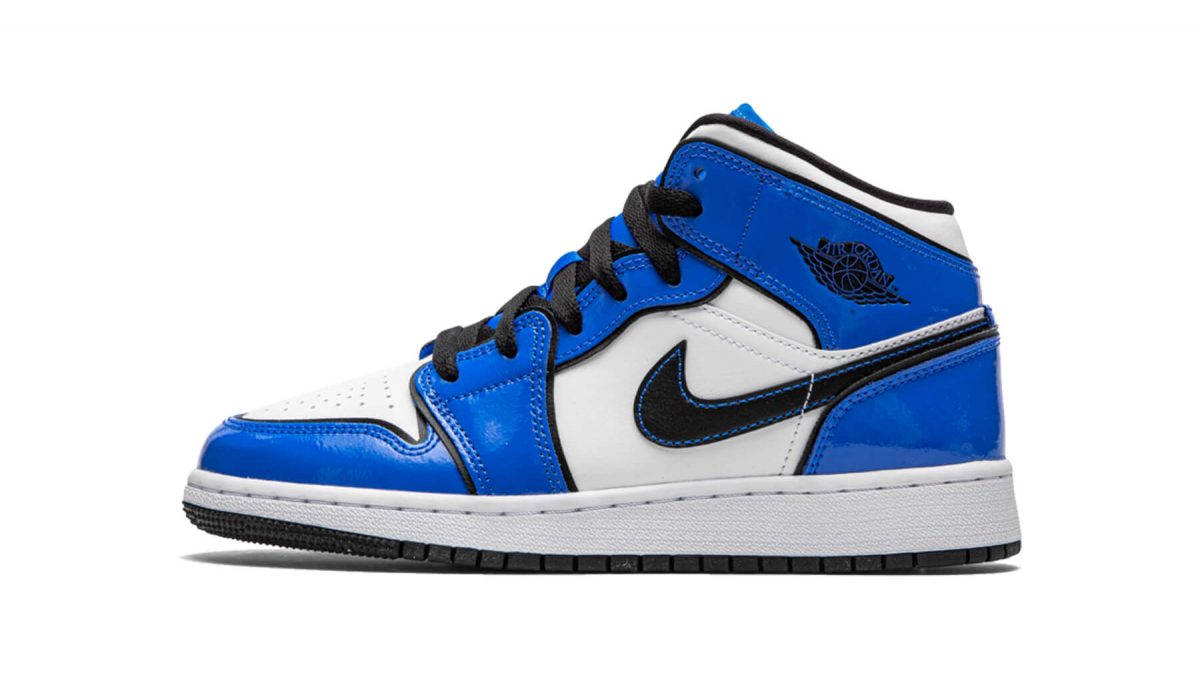 Jordan 1 Mid Signal Blue – Excellent Sneakers