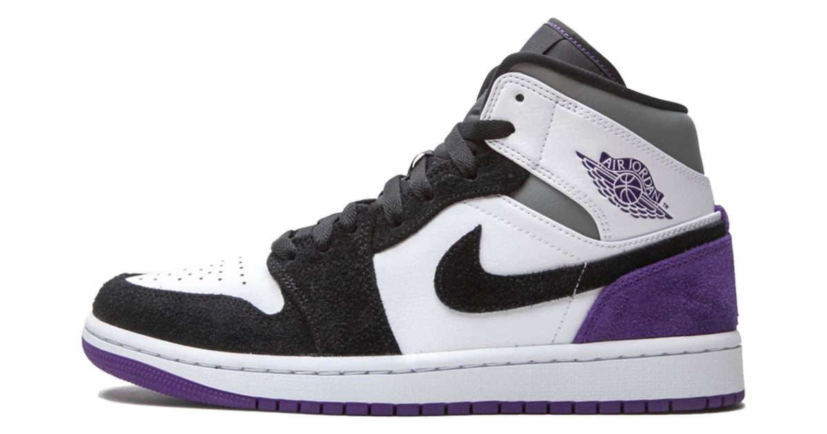 grey purple jordan 1