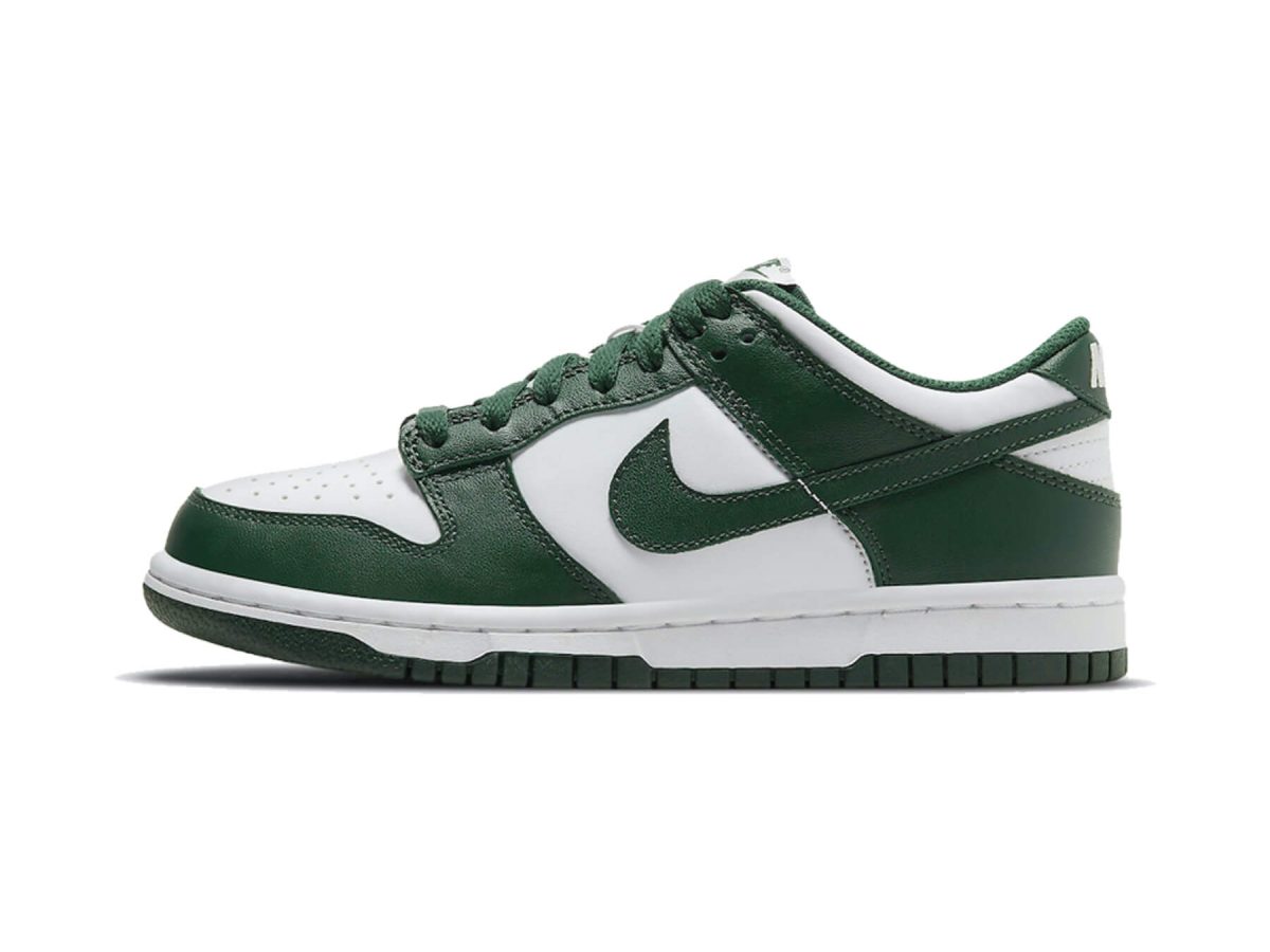 nike dunk low green team