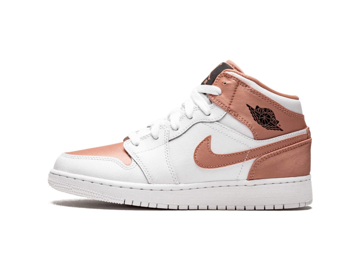 rose gold jordan ones