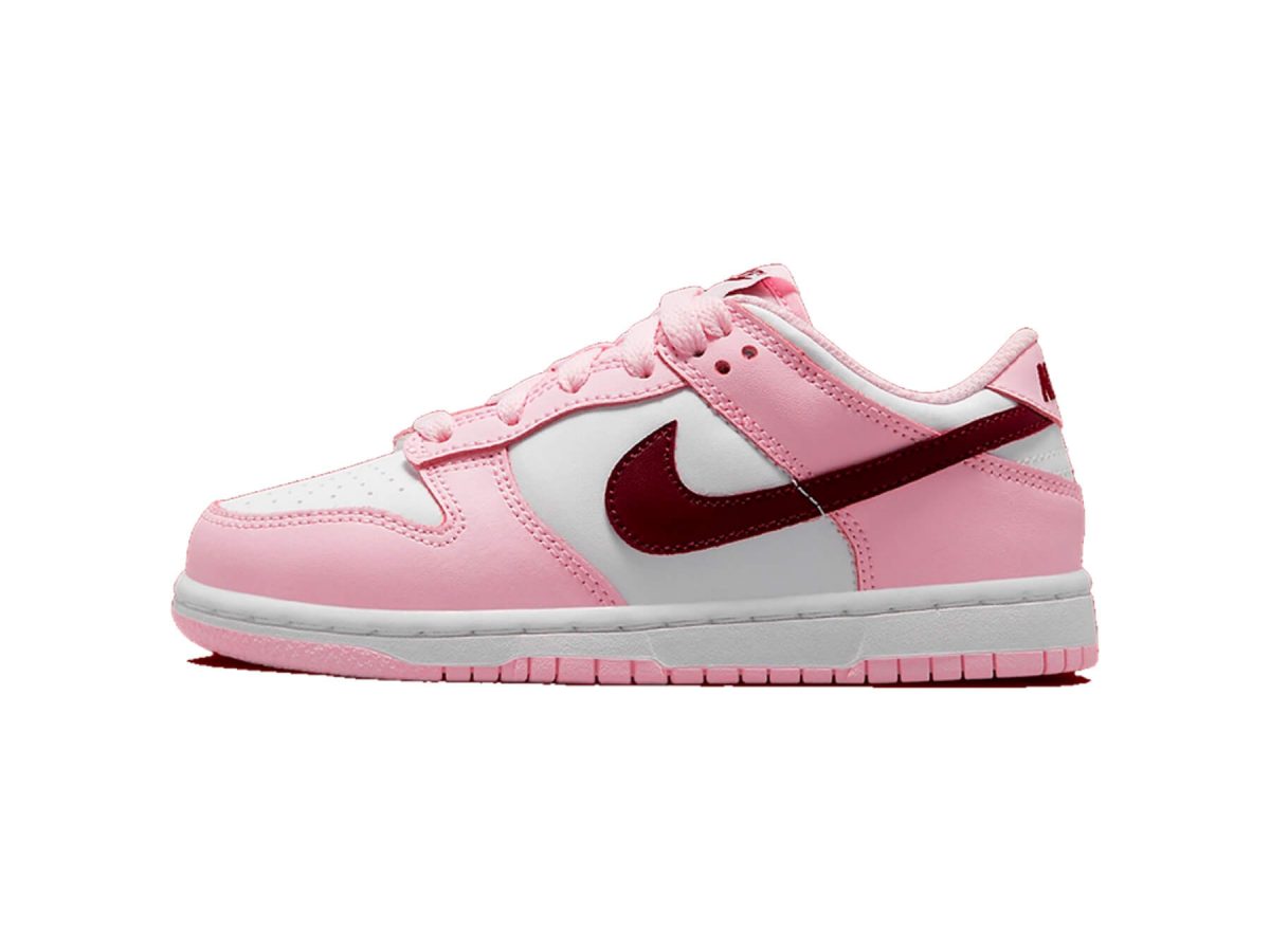 Nike Dunk Low Pink Red White (PS) - Excellent Sneakers