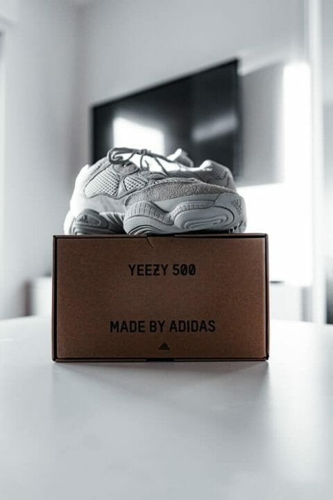 Adidas yeezy 500 heren zilver online