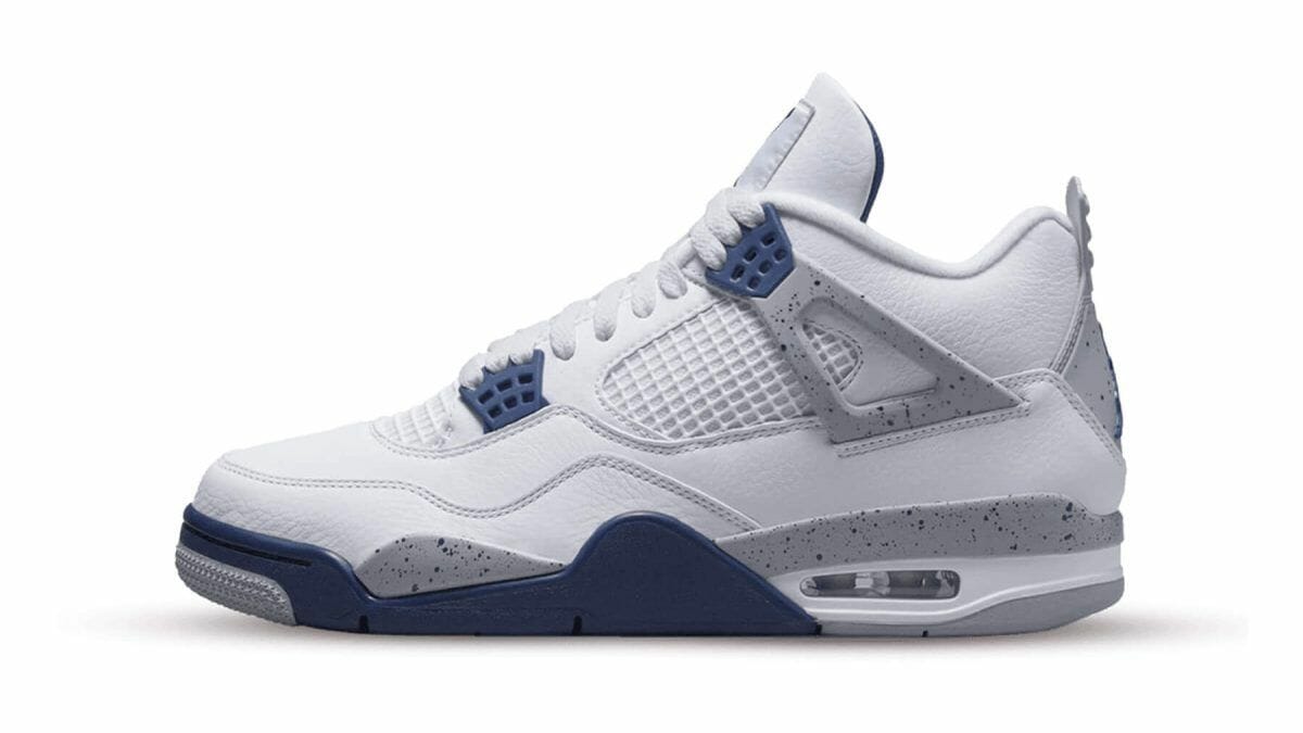 Air Jordan 4 Retro White Midnight Navy - 100% Authentiek