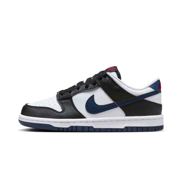 Nike Dunk Low 'Black White Midnight Navy' (GS)_1