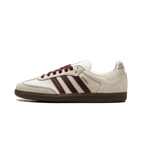 adidas Samba OG 'Wonder White Maroon' (W)_1