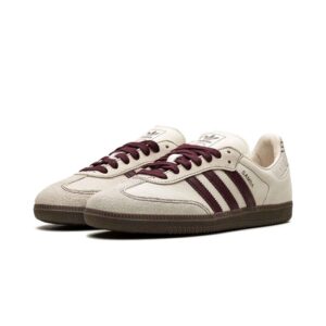 adidas Samba OG 'Wonder White Maroon' (W)_2